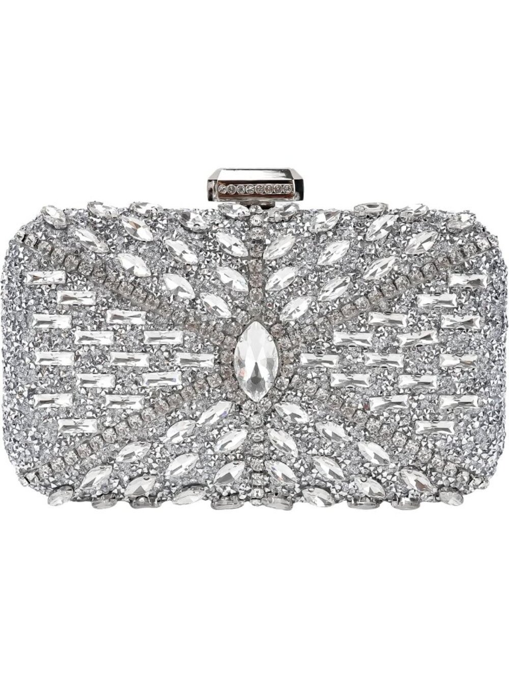 Glamorous Sparkly Rhinestone Clutch Purse - Elegant Evening Bag for Parties